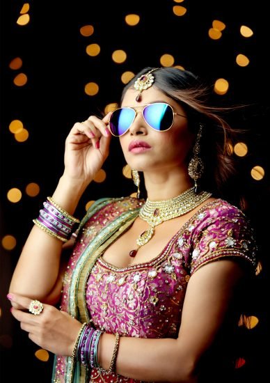 A modern Bridal Photoshoot during the wedding Photography Classes At MDPS