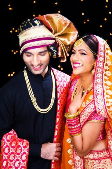 A couple photoshoot during the wedding photography course